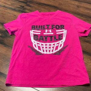 Under armor pink T-shirt size xs
